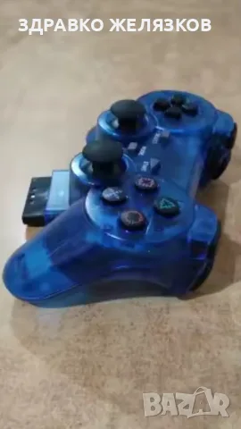 Безжичен джойстик за  PS2, снимка 2 - Джойстици и геймпадове - 56299264