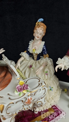 Голяма порцеланова фигура, композиция - Unterweissbach, Германия, снимка 4 - Статуетки - 52540593