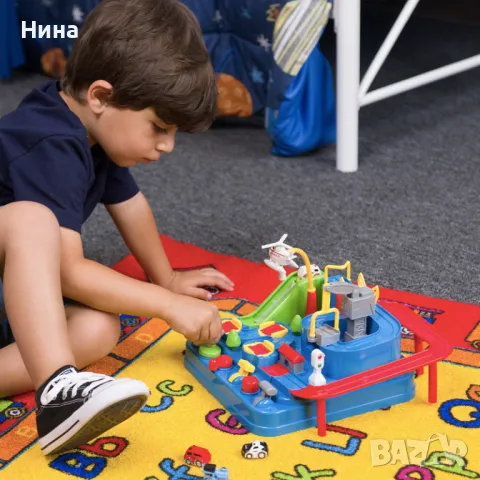 Интерактивна игра писта с 4 колички, снимка 6 - Коли, камиони, мотори, писти - 47516140