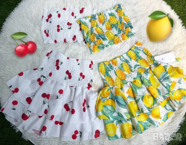 дамски комплекти с череши или лимони, снимка 7 - Комплекти - 50868632