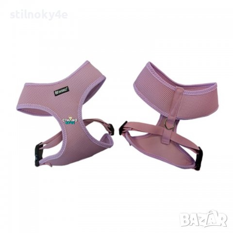 Широк нагръдник за куче в лилав цвят Кучешки мрежест нагръдник Широки нагръдници за кучета, снимка 1