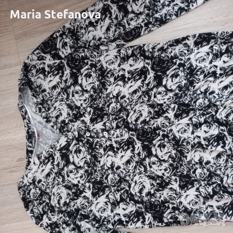 Блуза на рози Street One , снимка 2 - Блузи с дълъг ръкав и пуловери - 35644076