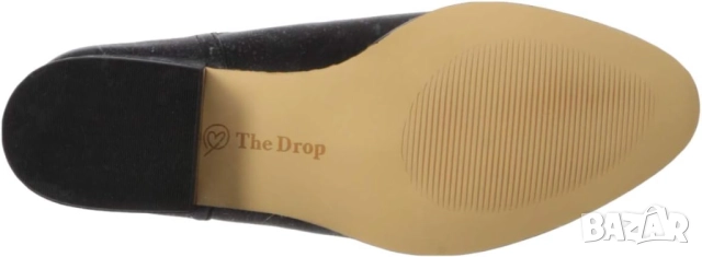 Дамски Кожени Боти The Drop Paula Classic Chelsea Boot - Стилни с Ток 5 см, Размер 40 Обувки!, снимка 4 - Дамски боти - 52122999