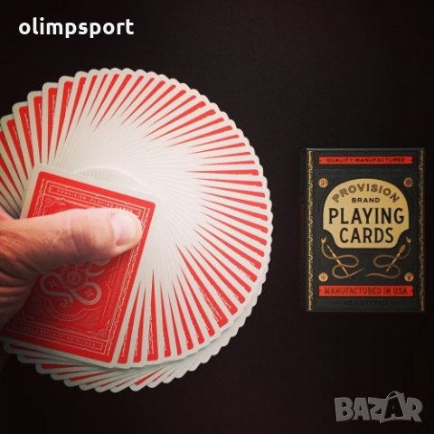 карти за игра BICYCLE PROVISIONS нови Наричана родното място на Америка, създадена през 1682 година,, снимка 2 - Карти за игра - 29362239