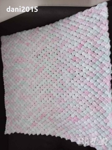 Бебешко одеяло от Ализе пуфи - 90/82 см, снимка 4 - Спално бельо и завивки - 40268560