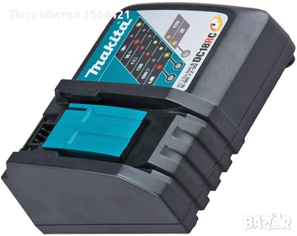 бързо зарядно устройство за батерии Makita 18 V, внос от Германия, снимка 2 - Други инструменти - 52117201