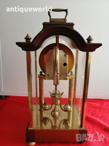 Стар Немски Настолен Часовник, снимка 6 - Антикварни и старинни предмети - 42834156