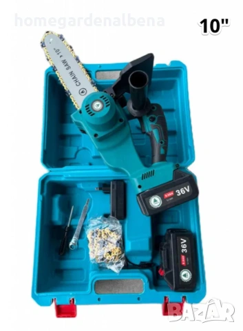 Акумулаторна резачка за дърва KRAFTROYAL с маслен филтър – 10" и 16"