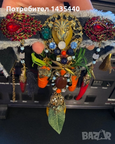 Чокър от серията “Забранения плод” на дизайнерката Анелия Милчева, снимка 4 - Колиета, медальони, синджири - 52228702