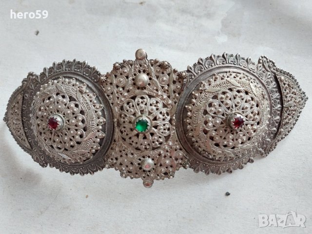 Български високо пробни сребърни филигранни пафти, снимка 13 - Антикварни и старинни предмети - 44479203