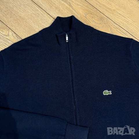Мъжко горнище Lacoste | M размер, снимка 3 - Суичъри - 52689323