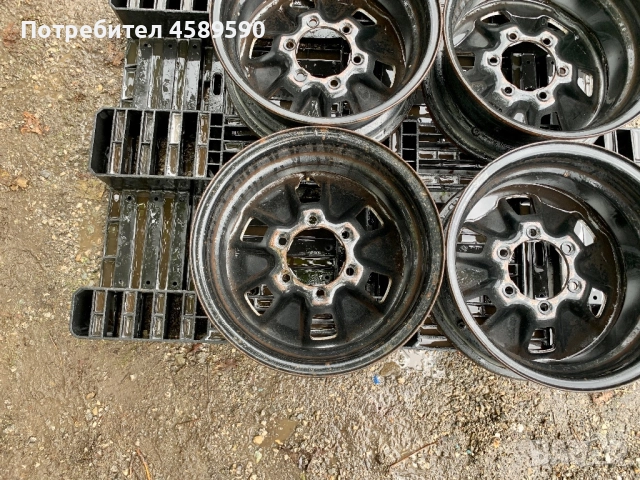 4бр.Оригинални железни джанти 15цола 6x139.7 за Toyota Hilux,Hiace, снимка 11 - Гуми и джанти - 52015109