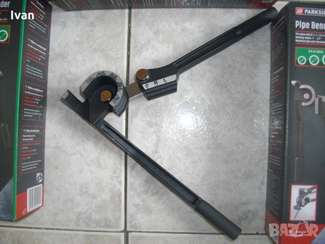 6-8-10 мм-Нов Троен Немски-Тръбогиб-Уред Огъване На тръби-Parkside, снимка 5 - Други инструменти - 34483746