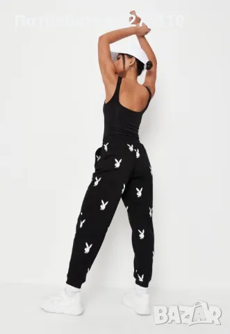 Playboy Missguided oversized дамски спортен анцуг, снимка 11 - Спортни екипи - 48716869