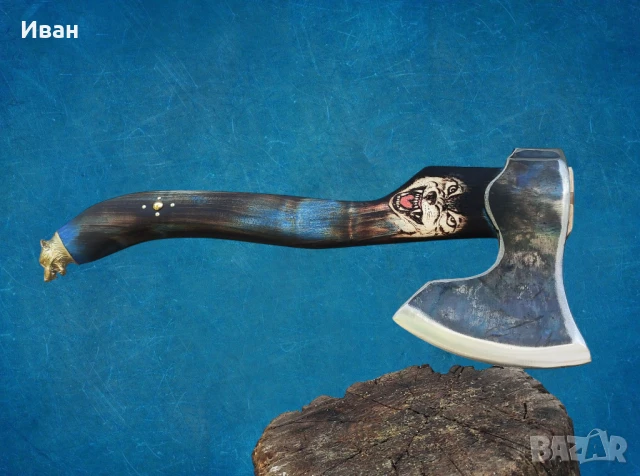 Брадва вълк топор секира томахавка , снимка 7 - Екипировка - 50576349