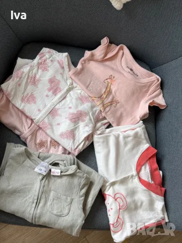 Лот бебешки дрехи за момиче 74 см mayoral hm , снимка 8 - Комплекти за бебе - 49618937