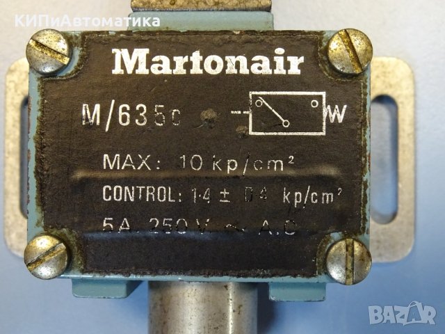 Пресостат Norgren Martonair M/635C Electromechanical pressure switch pneumatic, снимка 4 - Резервни части за машини - 40620537