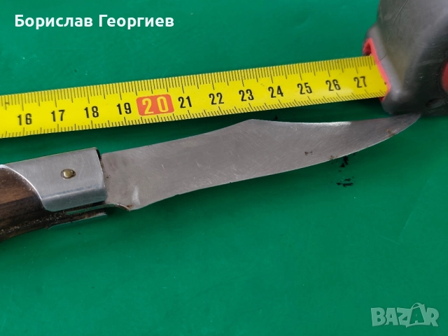 Стар джобен нож тип сойка, снимка 4 - Ножове - 52477520