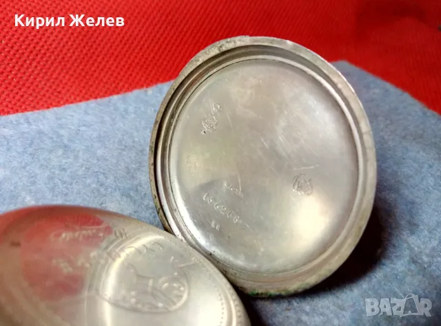 CYLINDRE 10 RUBIS Стар ШВЕЙЦАРСКИ СРЕБЪРЕН ДЖОБЕН ЧАСОВНИК СРЕБРО 800 с ПОЗЛАТЕНА ОРНАМЕНТИКА 48860, снимка 7 - Антикварни и старинни предмети - 48035057