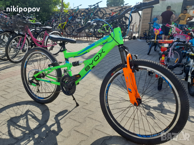 BYOX Велосипед 24" VERSUS зелен, снимка 6 - Велосипеди - 44587905