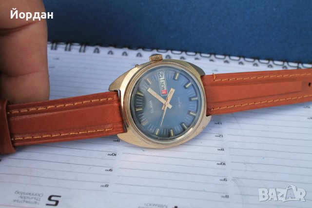 СССР мъжки часовник ''Слава'' 37 мм, снимка 8 - Мъжки - 40521223