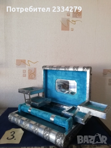 Стари кутии аксесуари за бижута, козметикапари и други предмети, снимка 15 - Антикварни и старинни предмети - 52788521