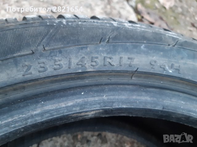 Зимни гуми Dunlop Wintersport 3D 235/45 R17.   100лв 2бр, снимка 3 - Гуми и джанти - 30944871