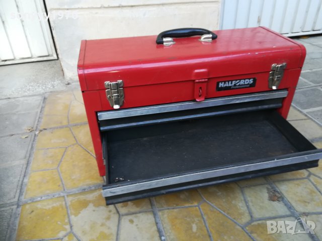 halfords professional-метален куфар за инструменти 0711202013, снимка 8 - Куфари с инструменти - 30709849