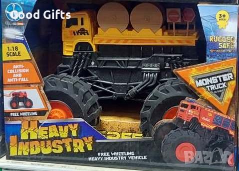 Голям детски камион Monster Truck, снимка 1 - Коли, камиони, мотори, писти - 42887505