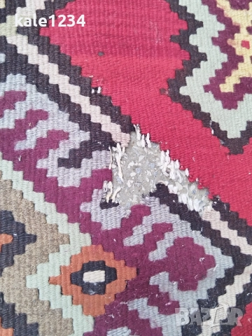 Чипровски килим. Пътека. Ръчно тъкан. Оригинал. Двулицев , снимка 8 - Декорация за дома - 51782282