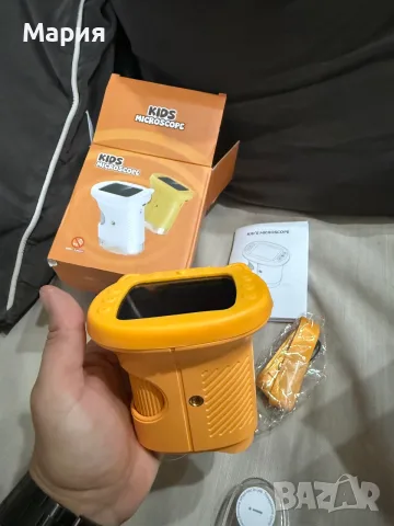 Digital Microscope for Kids, 1000X Handheld Kids Microscope - Outdoors Toys, снимка 3 - Образователни игри - 56447587