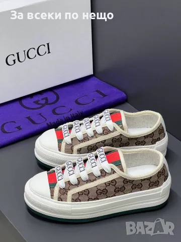 Gucci Дамски Маратонки👟Дамски Спортни Обувки👟Платненки Гучи Код SEM-175, снимка 2 - Маратонки - 55769293