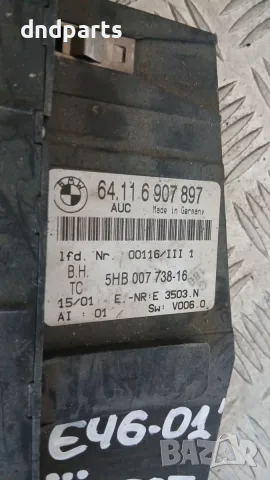 Панел климатроник BMW 3 E46 2001 6907897 64.116907897 5HB007738 3 (E46) (1998-2005), снимка 2 - Части - 56170201