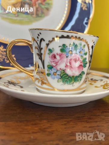 Не знам нищо за произхода им, но знам, че са изцяло ръчно декорирани и са мниго красиви , снимка 9 - Чаши - 53215191