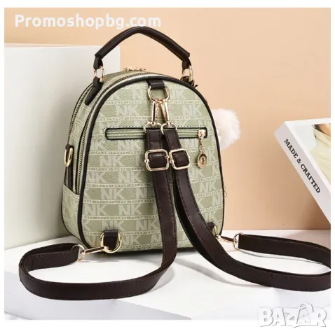 Дамска раница NK, черна или бяла, снимка 7 - Раници - 48951352