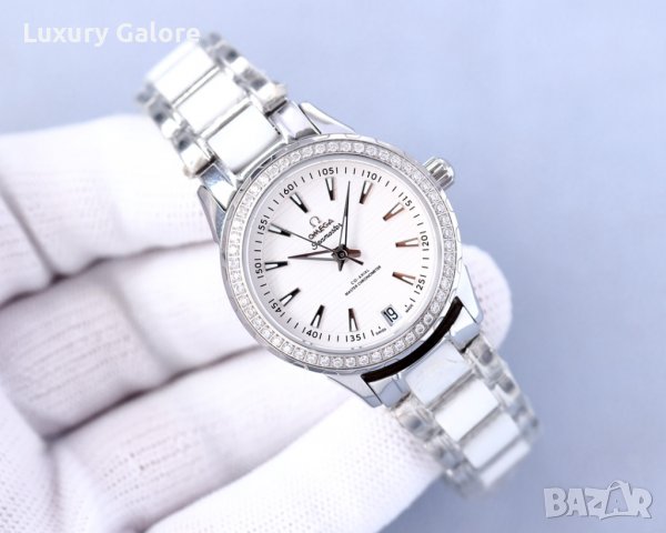 Дамски часовник OMEGA Seamaster Swarovski Diamonds  с автоматичен механизъм, снимка 2 - Дамски - 36927428