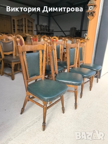 Комплект столове Колониал, снимка 2 - Столове - 52851959
