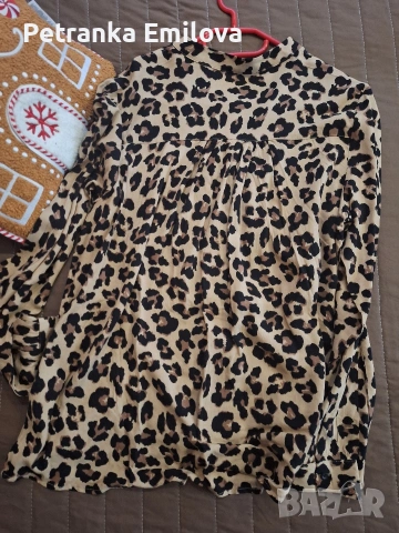 Дамска риза с тигров принт нова за 15лв , снимка 5 - Ризи - 53126579