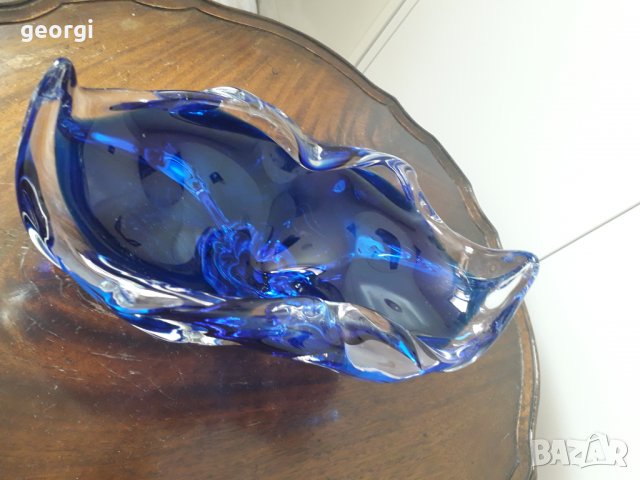 Двуцветно стъкло Murano, снимка 4 - Антикварни и старинни предмети - 31909154