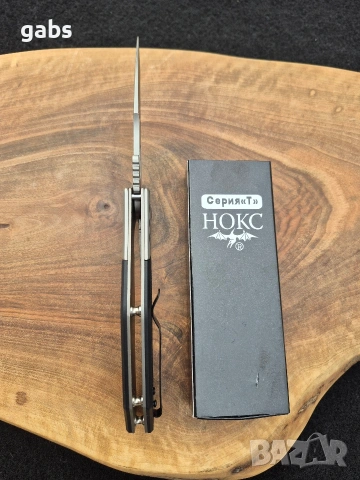 Руски сгъваем нож НОКС Мантуст-2С, снимка 9 - Ножове - 53005785