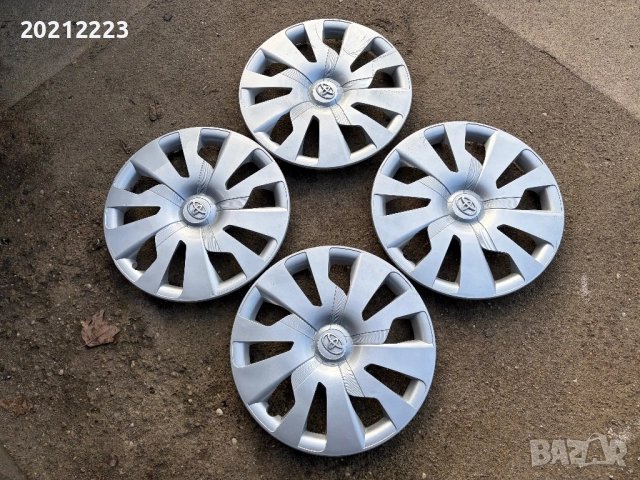 4 броя оригинални тасове за Toyota Yaris 15, снимка 5 - Аксесоари и консумативи - 52928401