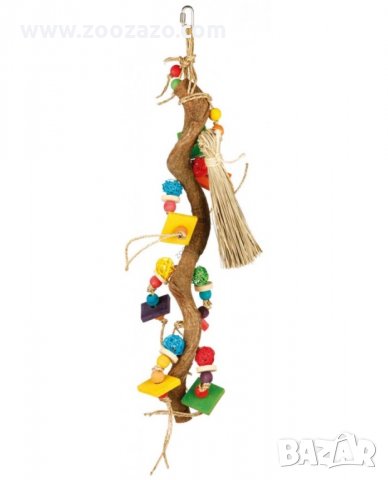 Trixie - Natural Toy - играчка за средни и големи папагали 56 см.
