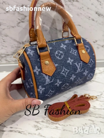 Louis Vuitton мини в синьо / дънкова, снимка 5 - Чанти - 53081386