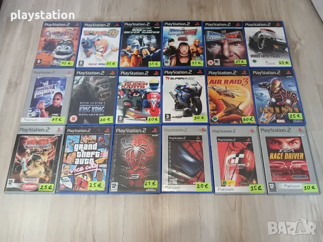 Игри за PlayStation 2 (PS2) – Лична колекция, перфектни без драскотини!