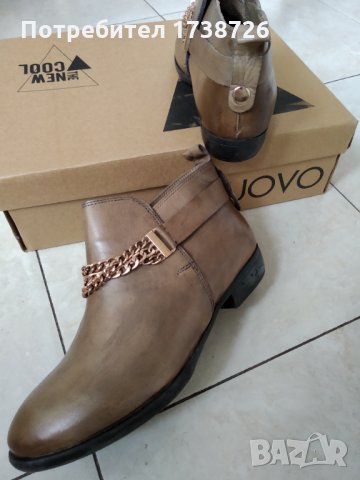 Намалявам - 100 лв! Чисто нови, удобни и елегантни маркови ботички от естествена кожа
