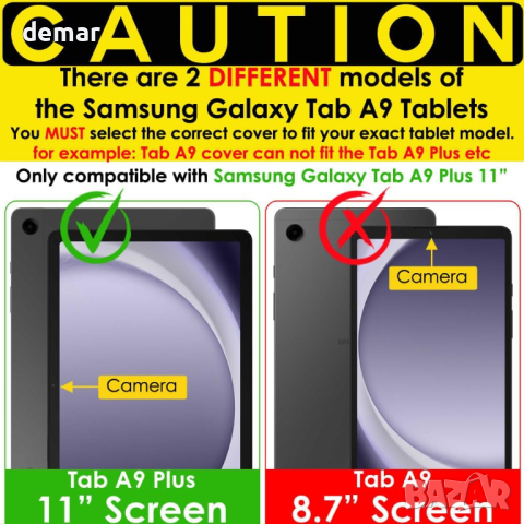 TECHGEAR Enduro Магнитен калъф за Samsung Galaxy Tab A9 Plus 11" (SM-X210 / SM-X215), червен, снимка 4 - Калъфи, кейсове - 44559007