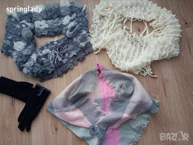 Дамски шал/шалове, ръкавици, шапка/ шапки, различни модели и цен, снимка 2 - Шалове - 52505702