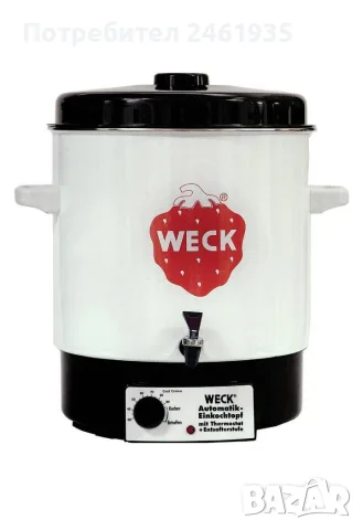 Уред за консервиране и стерилизиране Weck WAT 15 29L 2000W, снимка 2 - Уреди за готвене на пара - 55897695