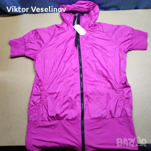 НОВО Stormberg Дамско Яке с Качулка Размер L Розово с Цип