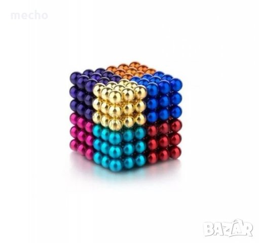 216 Магнитни Топчета (сфери) цветни 5 мм, в метална кутия , снимка 7 - Други игри - 31554763